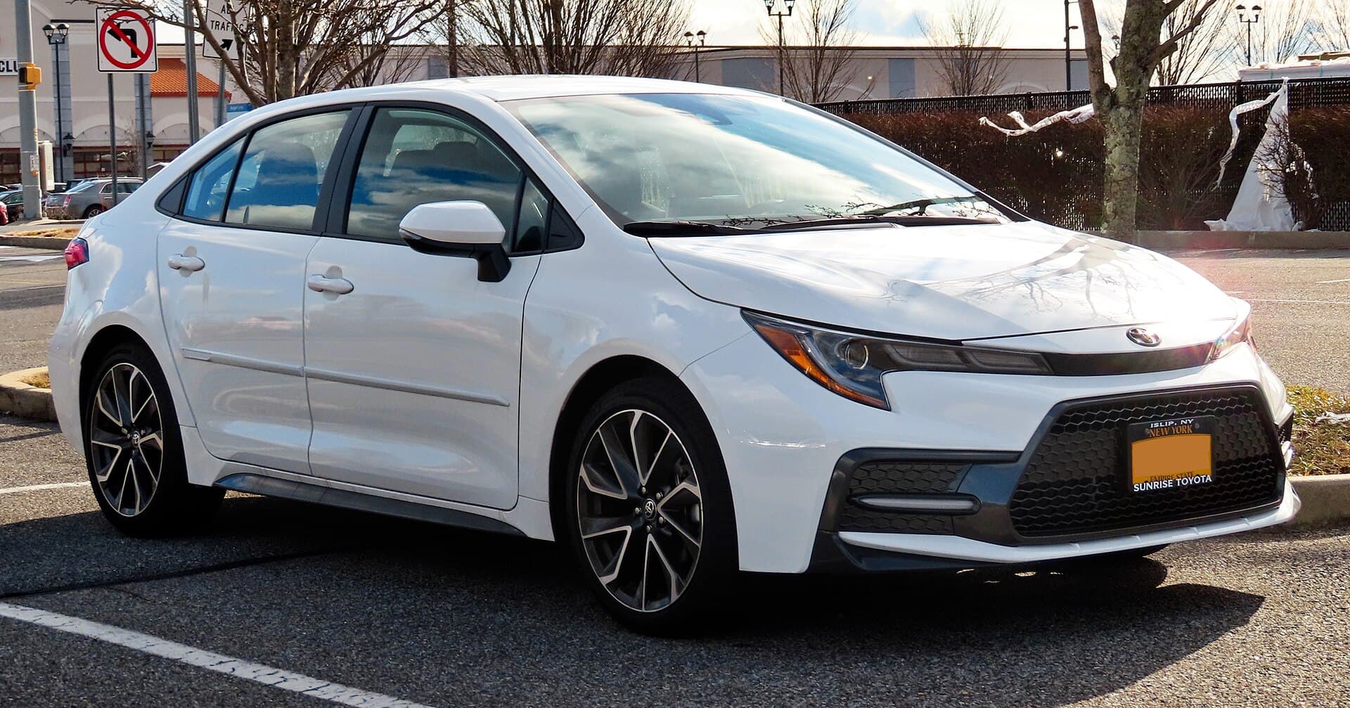 Toyota Corolla sedan, illustrative category photograph